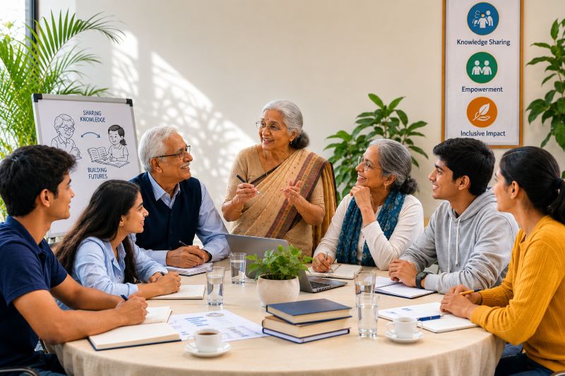 HelpAge India and Inspiring Seniors Foundation to Convene Roundtable on Seniors as Tutors: A Model for Productive Ageing and Intergenerational Impact